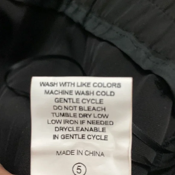 Sassy Zoey | Black Wide Leg Trouser Pants - Picture 7 of 10